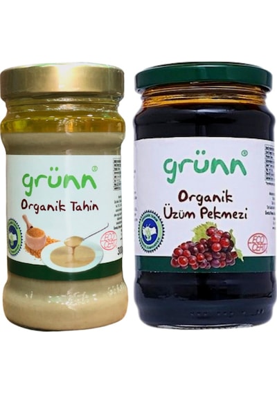 Organik Tahin 300 G & Organik Üzüm Pekmezi 380 G
