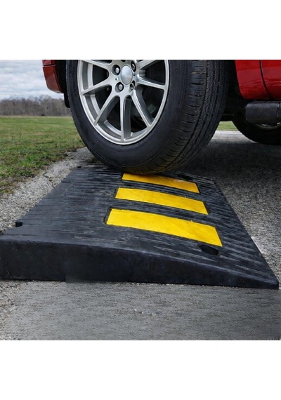 Kauçuk Rampa Set, Otopark Rampası, Kaldırım Rampası 50x30x4,5 Cm 1 Metre