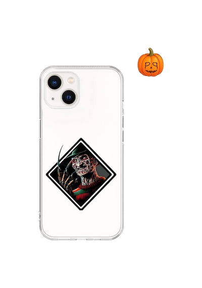 Dali Design Apple Uyumlu iPhone 14 Şeffaf Kılıf Horror 2 Tasarımlı