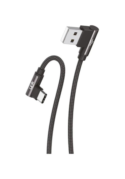 K594 Safe Type-c Usb 90 Derece Gamer Oyuncu Şarj Kablosu, Green