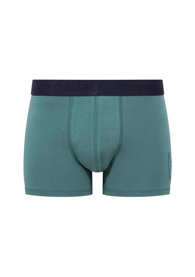 U.S. Polo Assn. U.s Polo Assn. 80504 Erkek Pamuklu 3'lü Boxer-lacivert&baskılı&yeşil Lacivert
