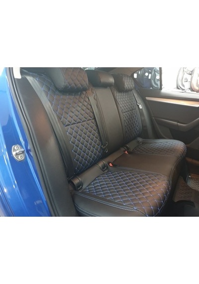 Skoda Octavia Araca Özel Deri Oto Koltuk Kılıfı (398680188)