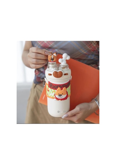 Dıller 520 Ml Paslanmaz Çelik Termos Ekru