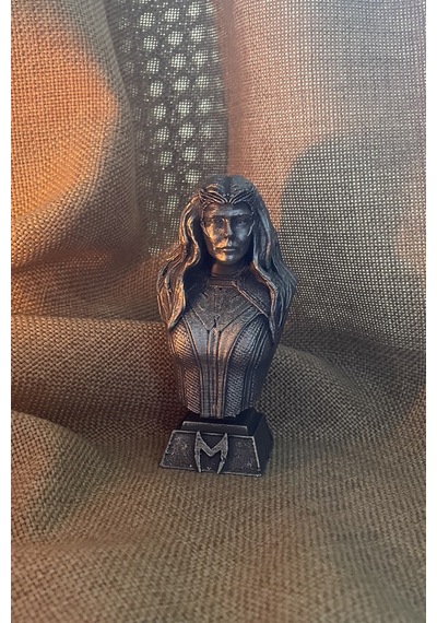 Kazanova Design Wanda Maximoff Scarlet Witch Büst Figür 10 Cm Marvel Masaüstü Dekoratif Hediyelik