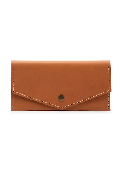 Elegance Leather Hakiki Deri Kadın Cüzdan Camel - 631884675 Camel