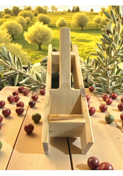 Zeytin Kırma Aparatı Ahşap