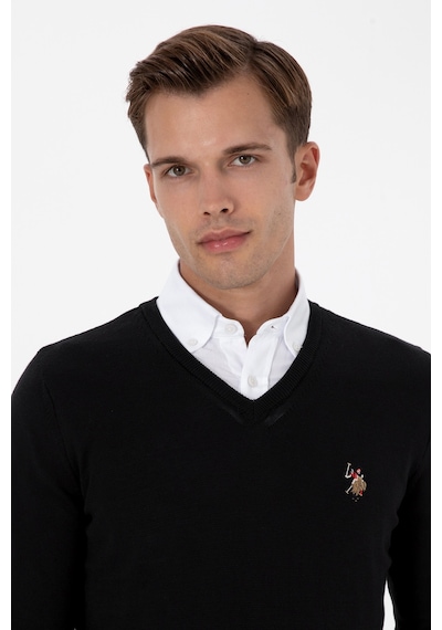 U.S. Polo Assn. Erkek Siyah Basic Kazak 50307778-VR046