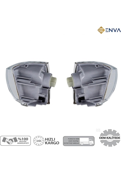 Fiat Tipo Sağ + Sol Ön Taraf Sinyal Lambası Takımı 1990-2000 Duy