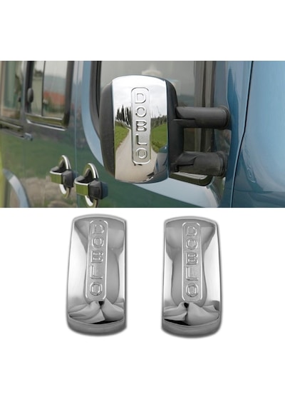 Fiat Doblo Abs Krom Ayna Kapağı 2 Parça 2000-2010 Arası