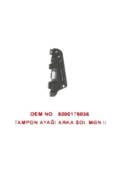 Baran 057 Arka Tampon Tuturucu Sol Megane Iı 8200176036