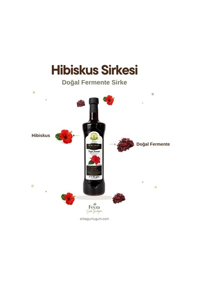 Sirke Günlüğüm Hibiskus Sirkesi 1 L