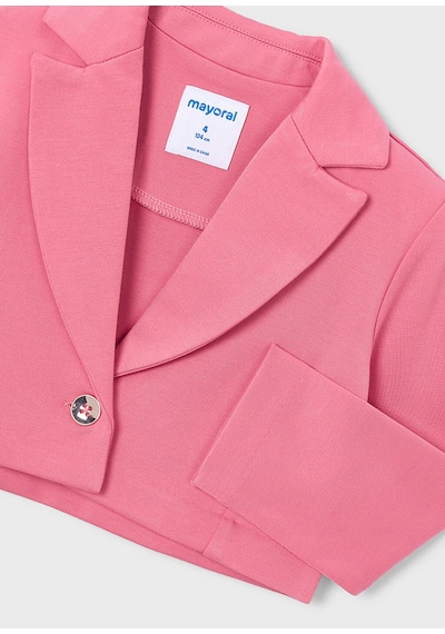 Kız Çocuk Kısa Blazer Ceket Pembe 3451 Pembe
