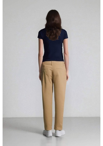 DeFacto Coool Straight Fit Gabardin Pantolon Yüksek Bel E4346AX25SPBG638