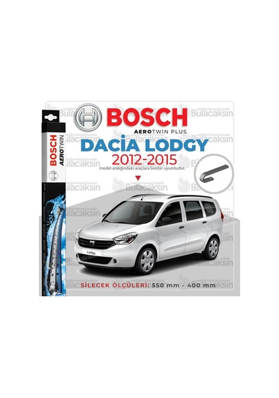 Dacia Lodgy Muz Silecek Takımı 2012-2015 Bosch Aerotwin