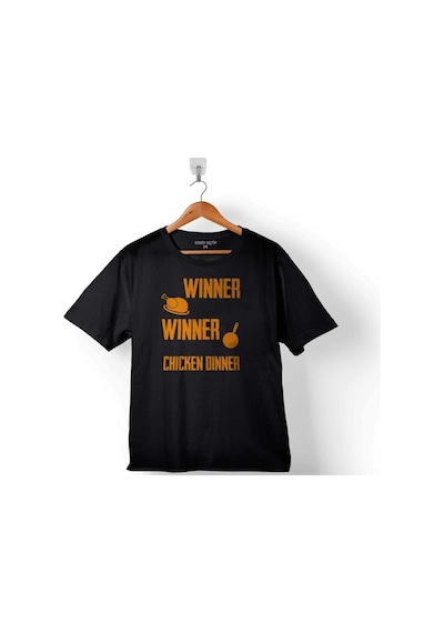 Spiderman Playerunknown'S Battlegrounds Pubg Winner 2 Çocuk Tişört Siyah