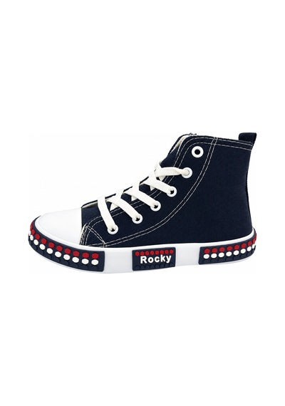 Rocky Unisex Çocuk Yüksek Bilekli Sneaker Lacivert