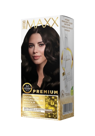 Premıum Yarı Kit Set Saç Boyası 3.0 Koyu Kahve