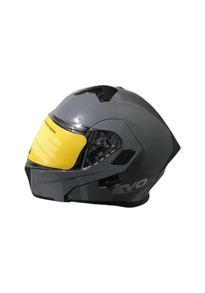 Evo 506 Elegant Fullface Çeneden Açılır Motosiklet Kaskı Gri