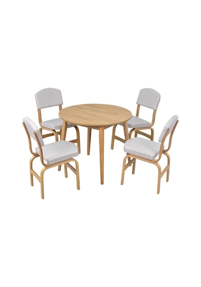 Vilinze Ege Sandalye Avanos Mdf Yuvarlak Ahşap Mutfak Masası Takımı - 90x90 Cm Beyaz Vilinze Ege Sandalye Avanos Mdf Yuvarlak Ahşap Mutfak Masası Takımı - 90x90 Cm Beyaz