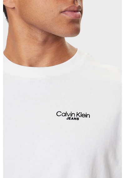 Calvin Klein Erkek T Shirt Lv04rd825g Yaa Beyaz Beyaz