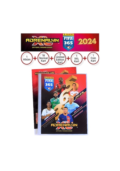 Panini Adrenalyn Fifa 365 - 2024 Tcg Mega Başlangıç Paketi Futbolcu Kartları Dergi Albümü