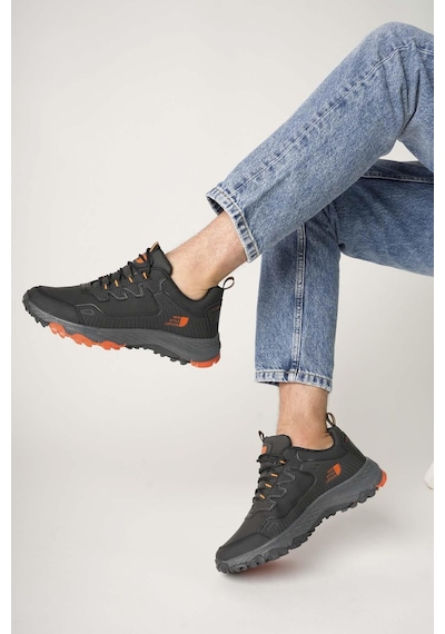 Muggo North Unisex Garantili Trekking Outdoor Ayakkabı Siyah