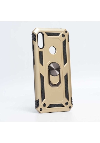 Huawei Honor 8a Kılıf Zore Vega Kapak Gold