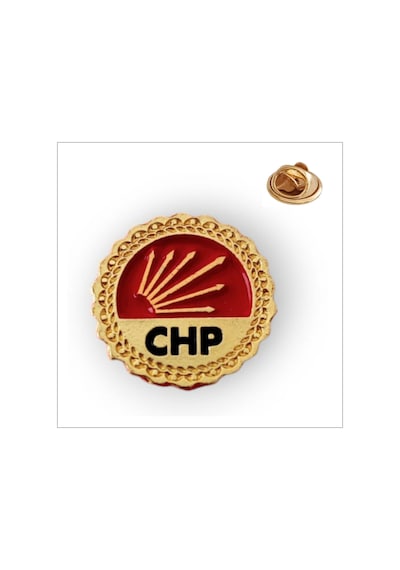 Yörük Tasarım Chp ''cumhuriyet Halk Partisi'' Yaka Rozet