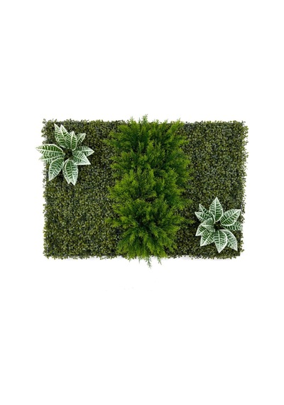 Dikey Bahçe Duvar Paneli 120x80cm Model8 Yeşil