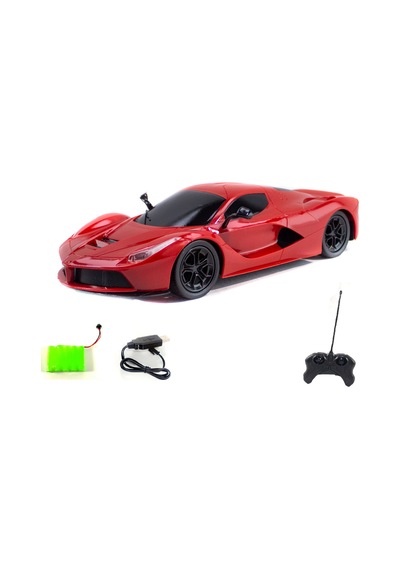 1:14 Ölçek Uzaktan Kumandalı La Ferrari Kırmızı Şarjlı Işıklı
