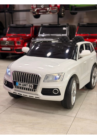 Audi Akülü Araba 0-6 Yaş Beyaz