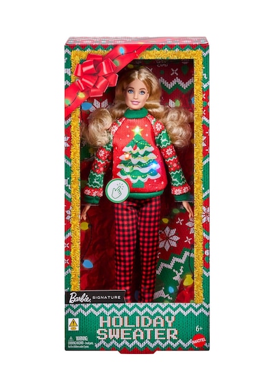 Barbie Holiday Sweater Yılbaşı Bebeği Jml09