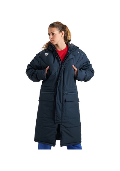 Arena Team Solid Unisex Lacivert Günlük Stil Parka 004914700 Mavi