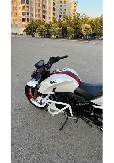 Tvs Rtr Apache 200 Ön Koruma Demiri Beyaz