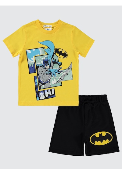 Batman Erkek Çocuk Takım 2-5 Yaş Sarı
