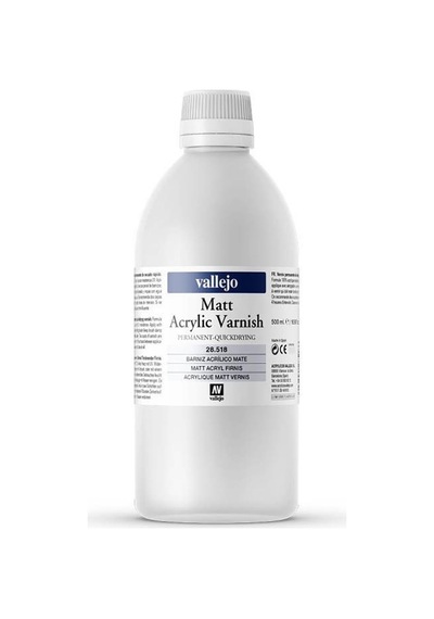 500 Ml. Mat Vernik Maket Boyası, Vallejo 28518 Standart