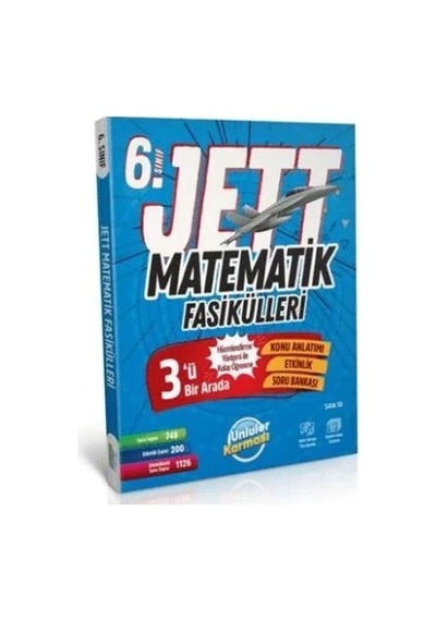 6.sınıf Jett Matematik Fasikülleri Ünlüler Karması