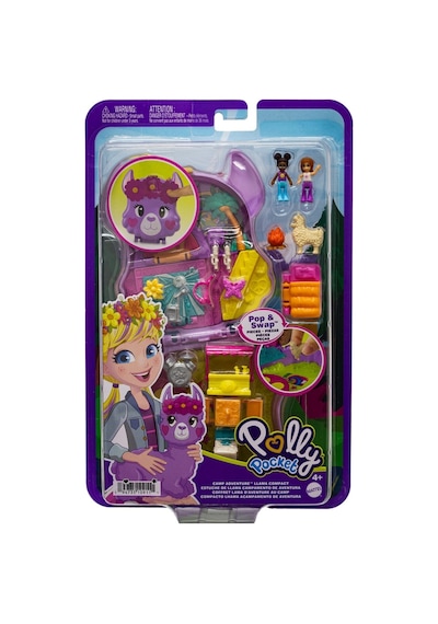 Mattel Polly Pocket Ve Maceraları Micro Oyun Setleri Lama Compact Fry35-hkv33