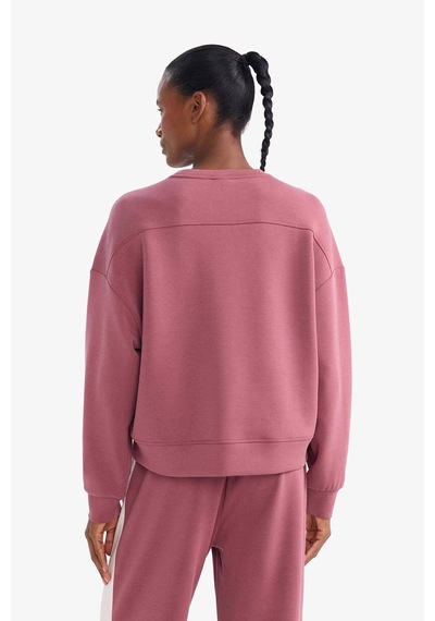 Defacto Modal Sporcu Sweatshirt F8353ax26spbr252 Bordo-br252
