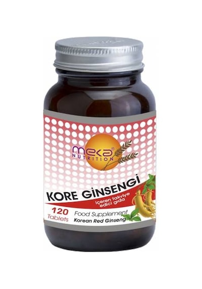 Meka Nutrition Korean Red Ginseng 500 Mg 120 Tablet