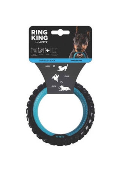Single Ring King Köpek Oyuncağı 12,7x12,7x2,2 Cm Çok Renkli