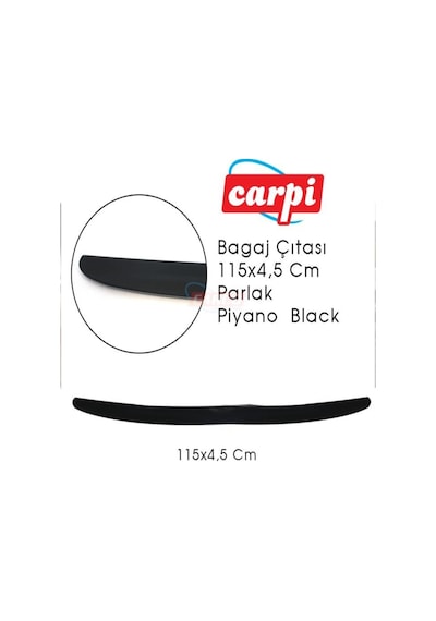 Carpi Tofaş Uyumlu Bagaj Üstü Spoiler 115 Cm Bagaj Çıtası Piano Black