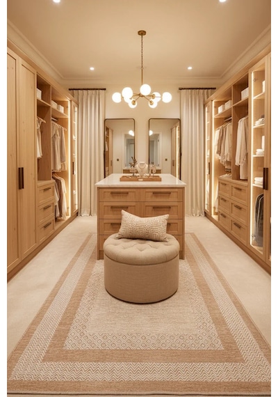 Beyaz Bej Modern Yıkanabilir Antibakteriyel Salon Halısı - Yo11543b Beyaz - Bej