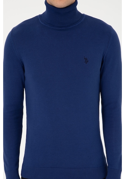 U.s. Polo Assn. Erkek İndigo Kazak /triko 50313640-vr028 Indıgo