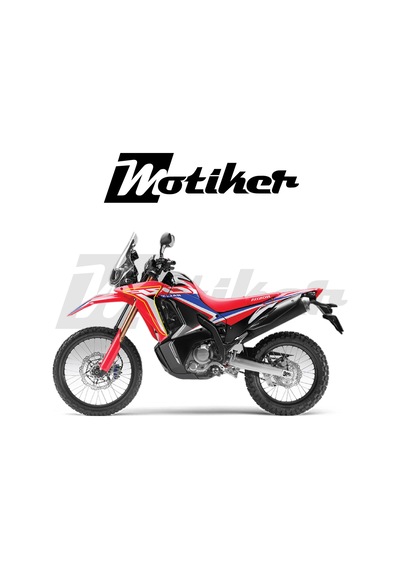 Honda Crf 250 Rally Sol Yan Grenaj Tasarımı Sticker Etiket Modeli