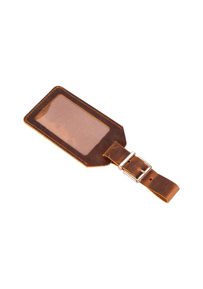Bloominbag Bloomtag Atlas Moccasin Tan Airtag Uyumlu Hakiki Deri Valiz Kimlik Etiketi Taba