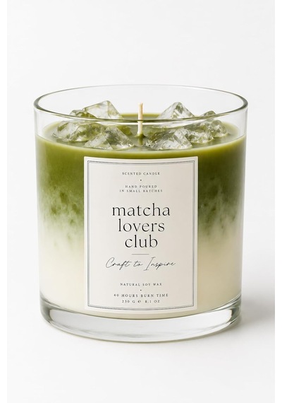 Craft To Inspire Matcha Lovers Club Kokulu Soya Mumu 230g Çok Renkli