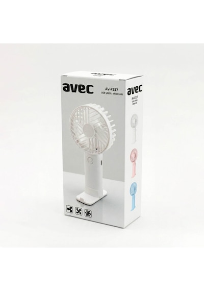 Avec Av-f137 Usb Şarjlı Mini Fan