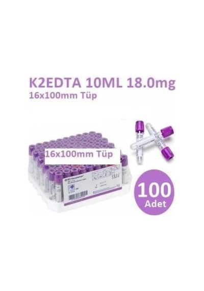 Bd Vacutainer Kan Alma Tüpü, Mor Kapak K2edta