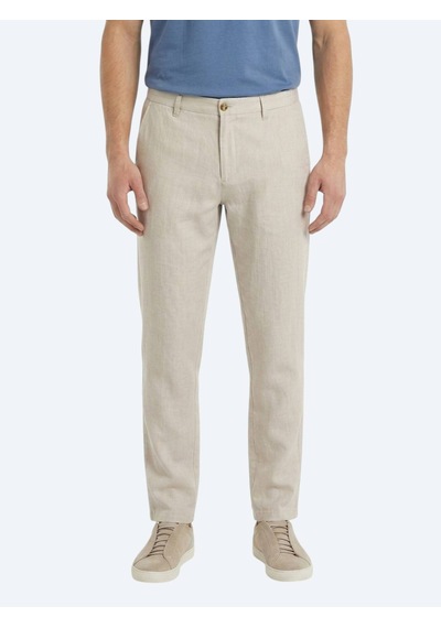 Kip Taş Düz Dokuma Jogging Fit Casual %100 Keten Pantolon